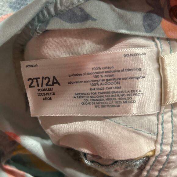 OshKosh B'gosh Lemon Print Overalls - Toddler Girl 2T - Picture 6 of 6